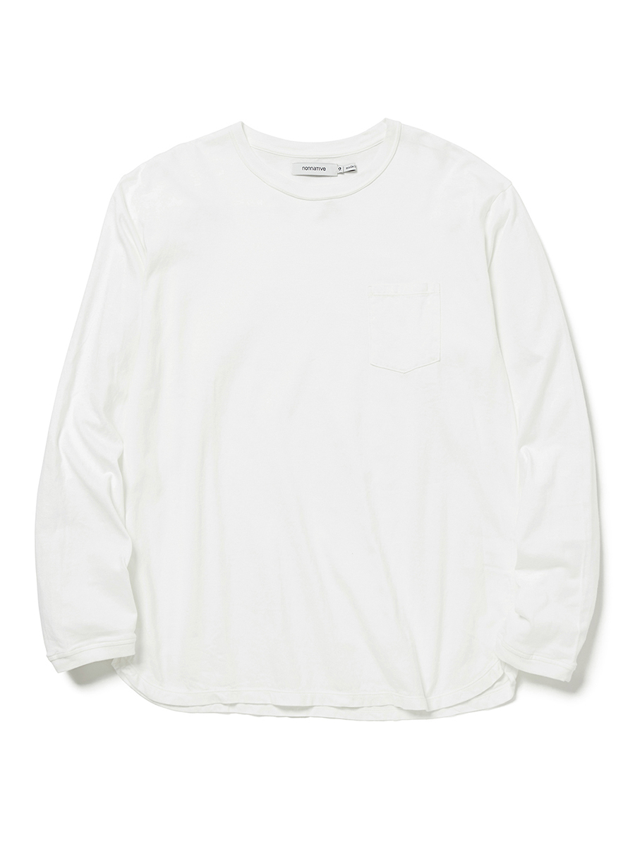 割引発見 nonnative DWELLER 白 THERMAL C/P TEE L/S Tシャツ