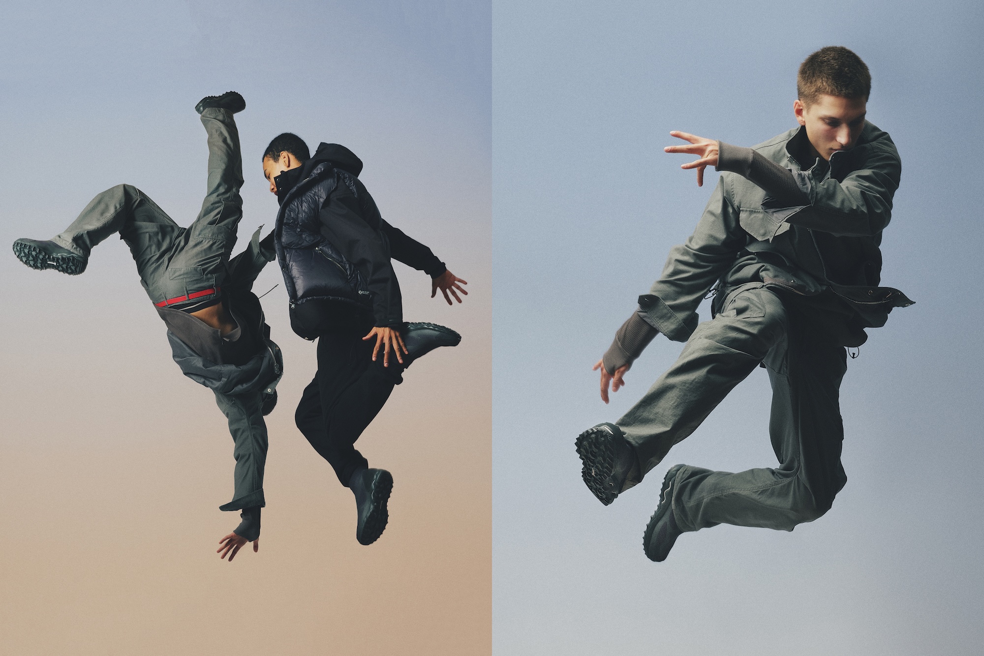 Mizuno × nonnative WAVE MUJIN TL MID GTX nonnative“BLACK”