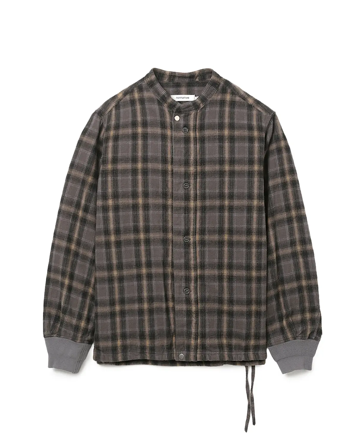 nonnative DWELLER L/S HENRY NECK TEE MERINO WOOL OVERDYED Discount