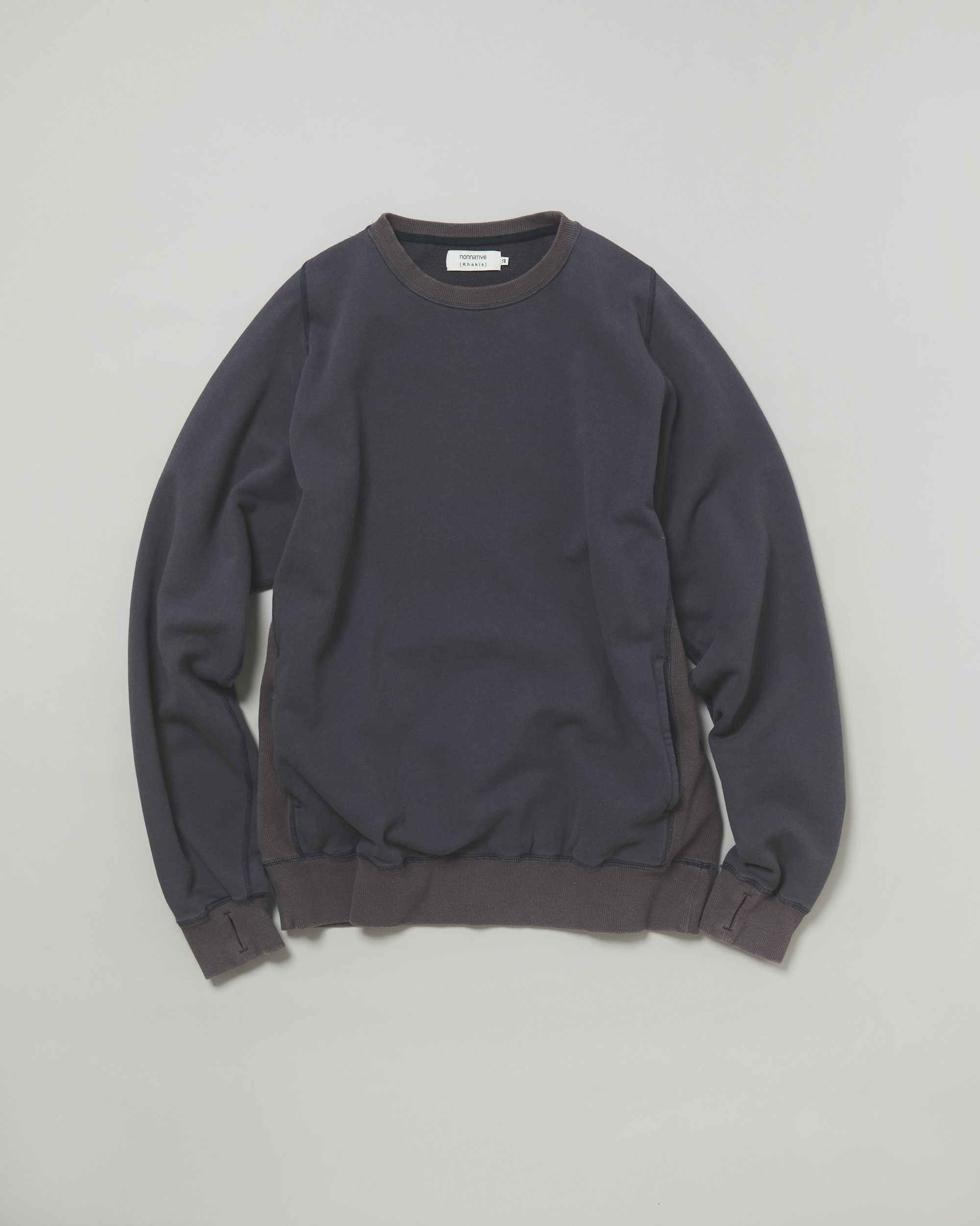 Khakis × nonnative DWELLER CREW PULLOVER COTTON SWEAT