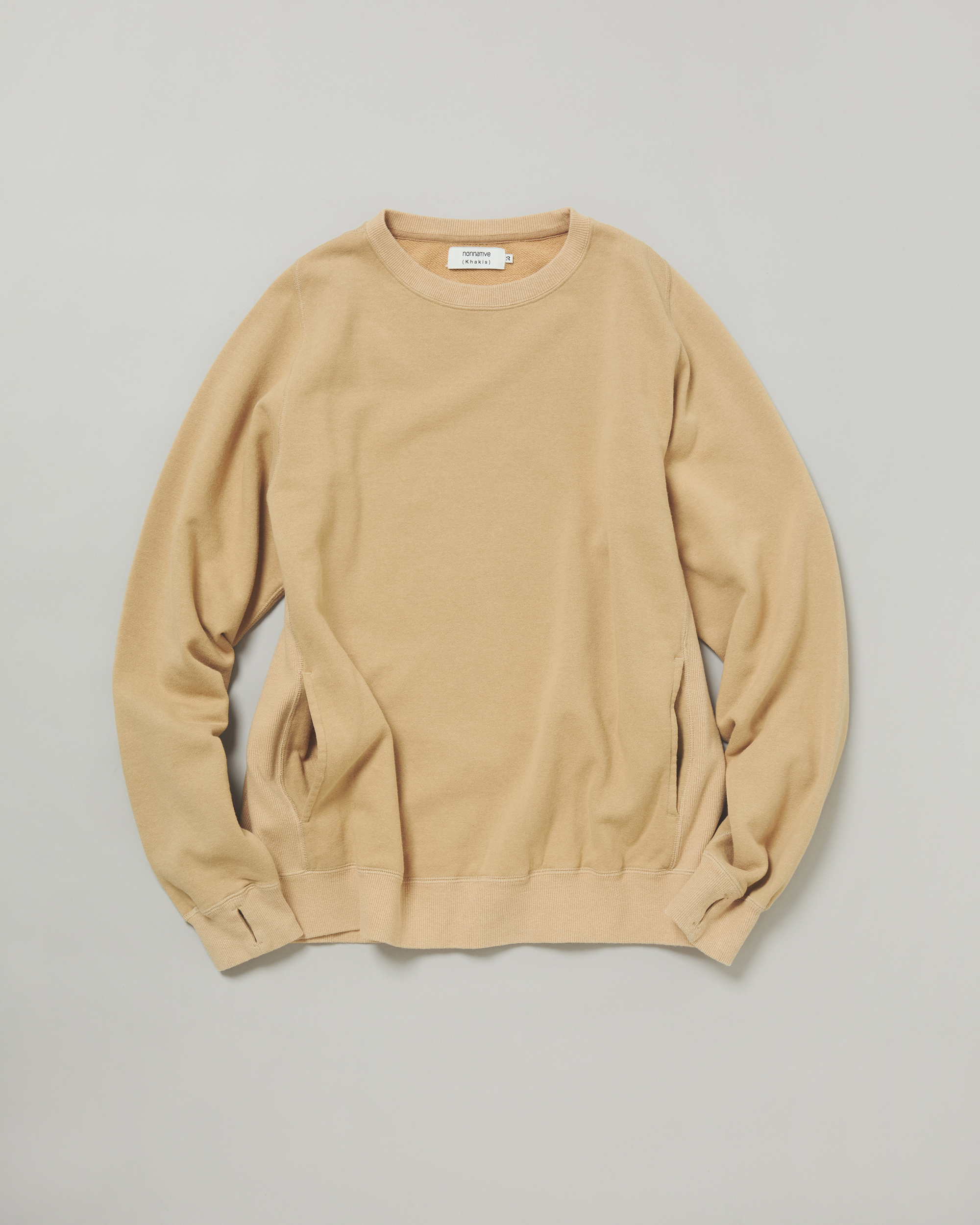 Khakis × nonnative DWELLER CREW PULLOVER COTTON SWEAT