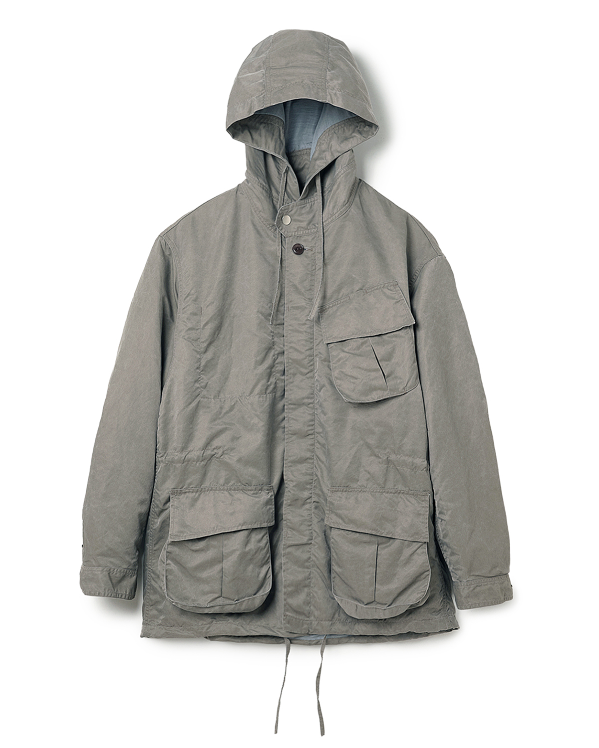TROOPER HOODED JACKET NYLON TWILL PIGMENT DYE WITH WINDSTOPPER